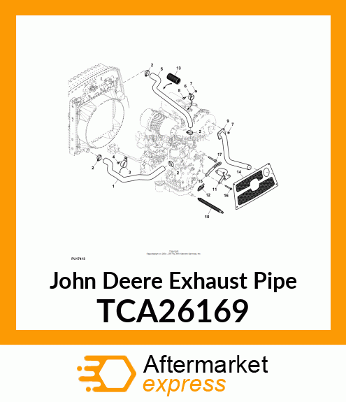 EXHAUST PIPE TCA26169