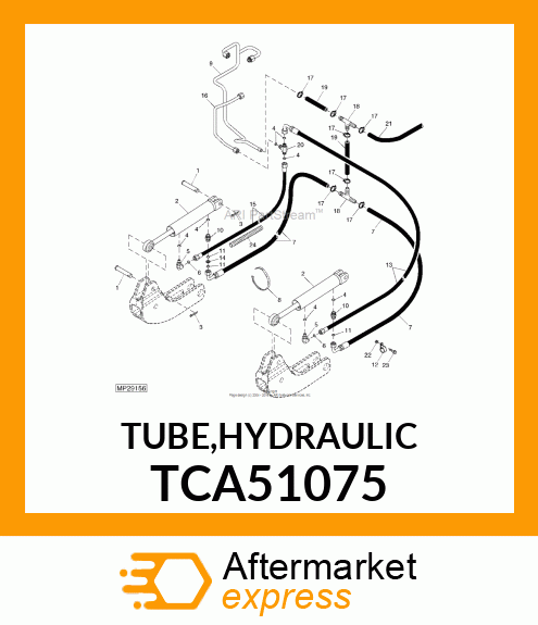 TUBE,HYDRAULIC TCA51075
