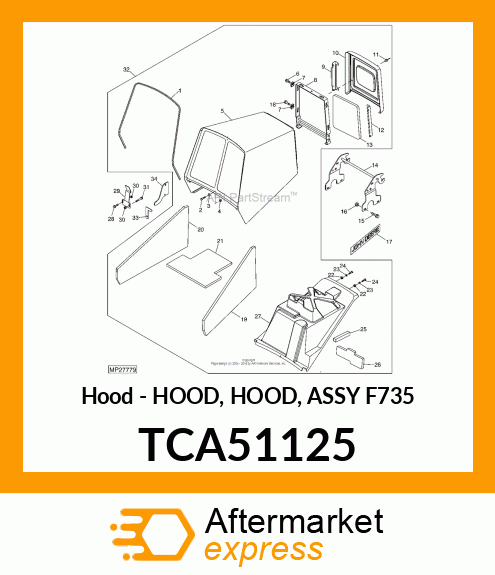 Hood TCA51125