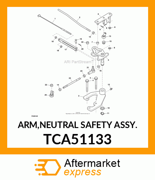 ARM,NEUTRAL SAFETY ASSY. TCA51133