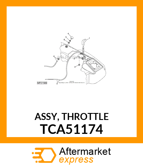 ASSY, THROTTLE TCA51174