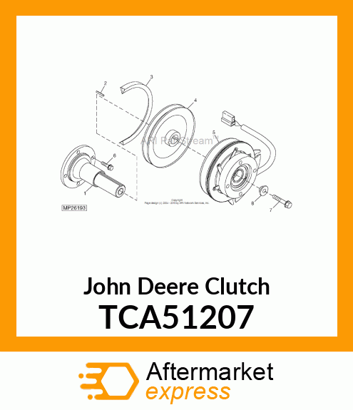 CLUTCH,ELECTRIC PTO (ZTRAK) TCA51207