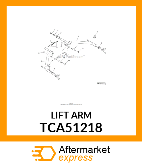 LIFT ARM TCA51218
