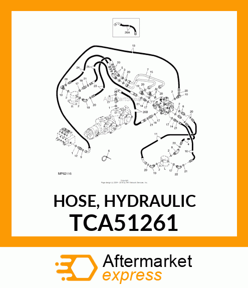 HOSE, HYDRAULIC TCA51261