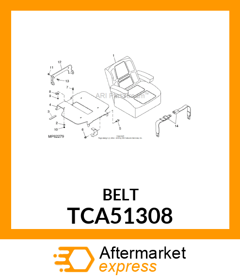 SEAT BELT TCA51308