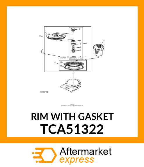 RIM WITH GASKET TCA51322