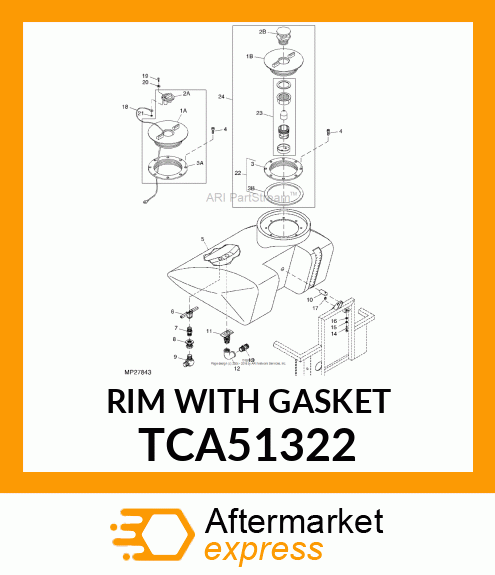 RIM WITH GASKET TCA51322
