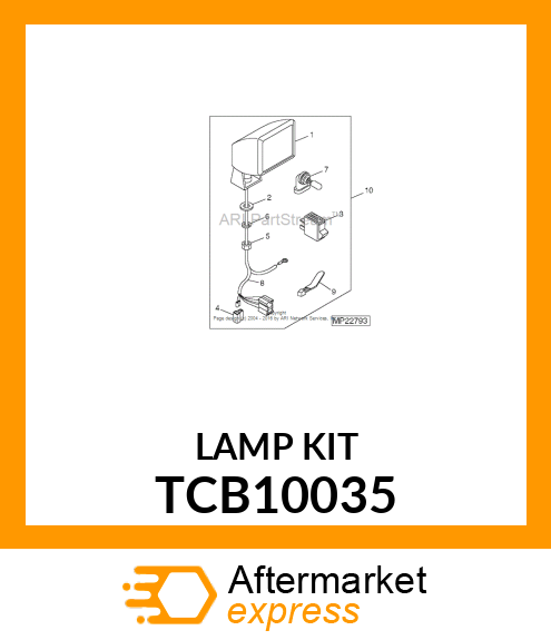 FRONT LIGHT KIT TCB10035