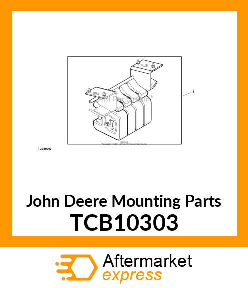 MOUNTING, REAR WEIGHT TCB10303