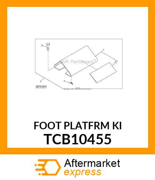 FOOT PLATFORM KIT TCB10455