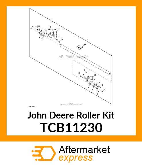 KIT, 60" ROLLER STRIPING TCB11230