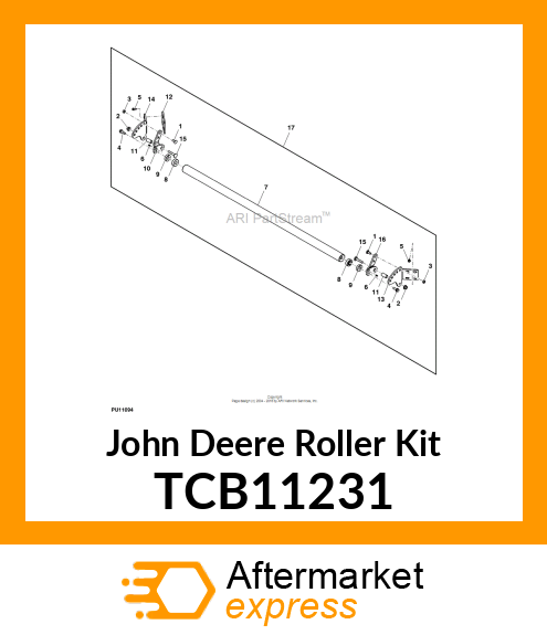 KIT, 72" ROLLER STRIPING TCB11231