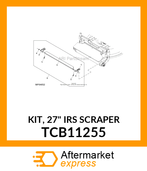 KIT, 27" IRS SCRAPER TCB11255