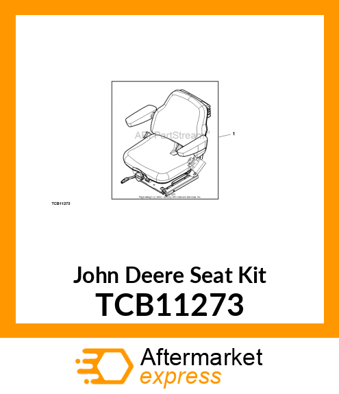 KIT, GRAMMER SEAT ASSEMBLY TCB11273