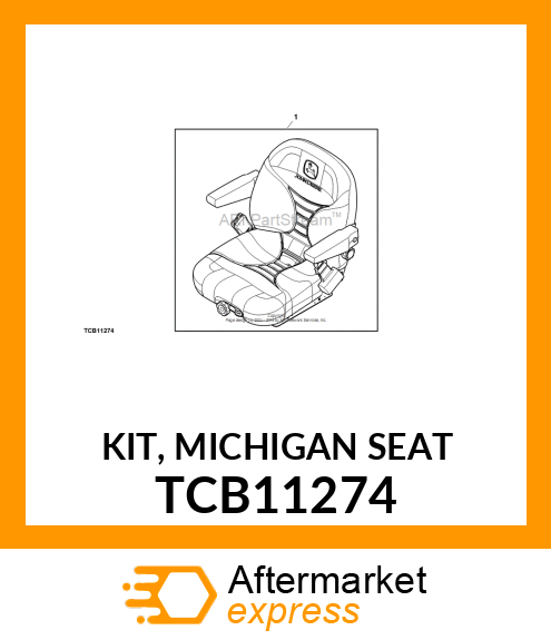 KIT, MICHIGAN SEAT TCB11274