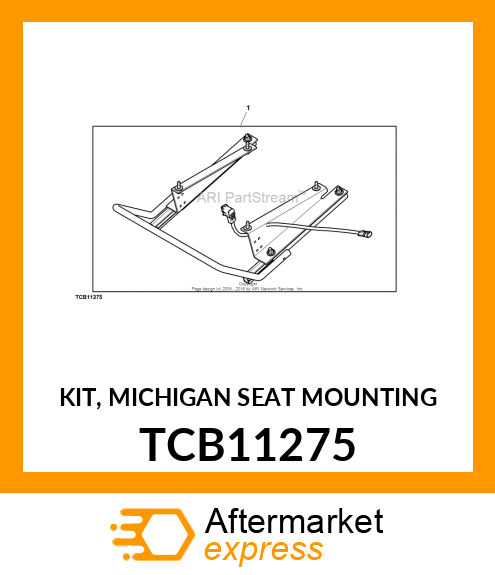 KIT, MICHIGAN SEAT MOUNTING TCB11275