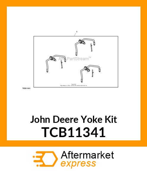 YOKE KIT, YOKE KIT WITHOUT UP STOPS TCB11341