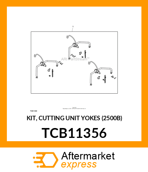 KIT, CUTTING UNIT YOKES (2500B) TCB11356