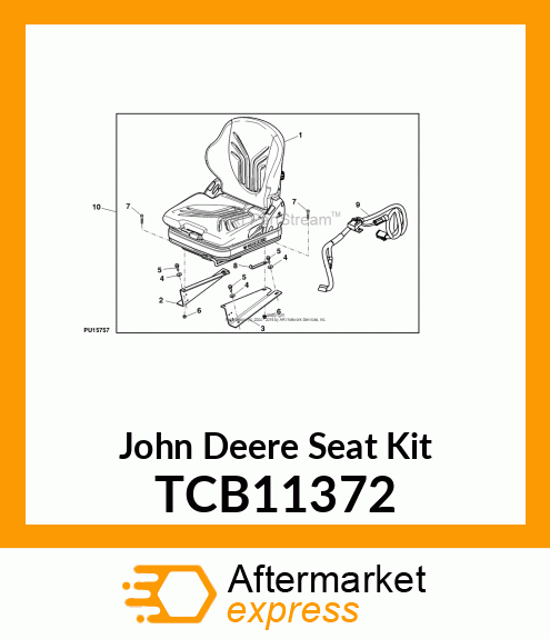 KIT,GRAMMER AIR RIDE SEAT,1400/1500 TCB11372