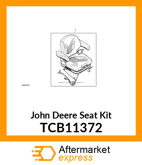 KIT,GRAMMER AIR RIDE SEAT,1400/1500 TCB11372