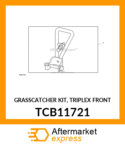 GRASSCATCHER KIT, TRIPLEX FRONT TCB11721