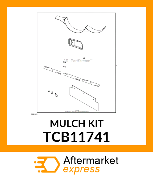 MULCH KIT, 52IN, CWBM TCB11741