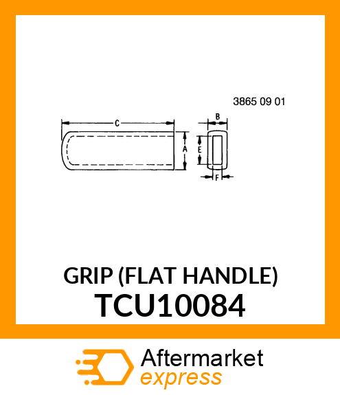 GRIP (FLAT HANDLE) TCU10084