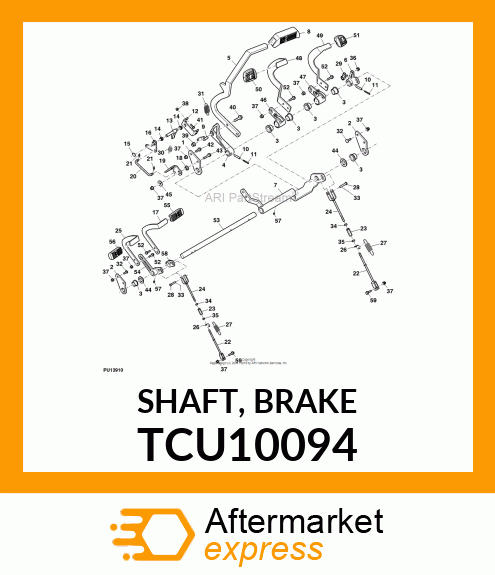 SHAFT, BRAKE TCU10094