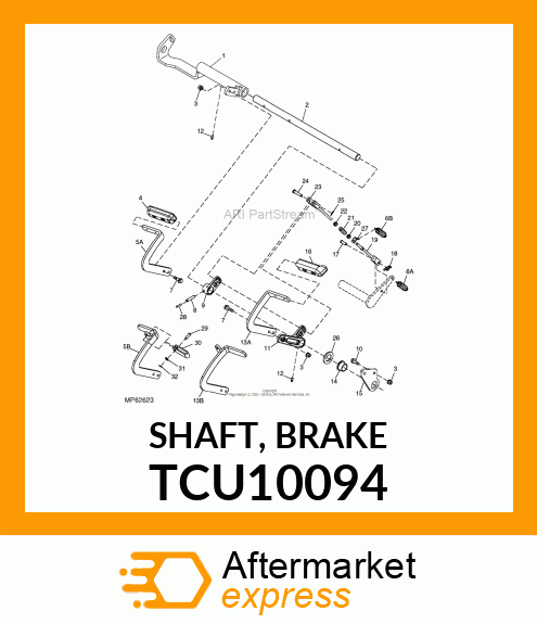 SHAFT, BRAKE TCU10094