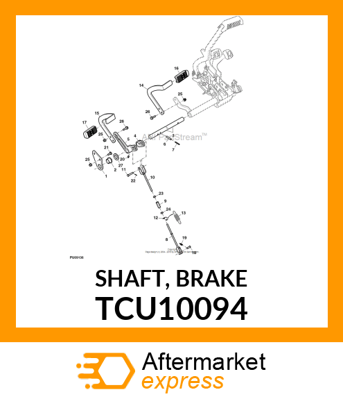 SHAFT, BRAKE TCU10094