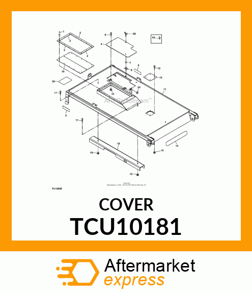 COVER, ENGINE ACCESS TCU10181