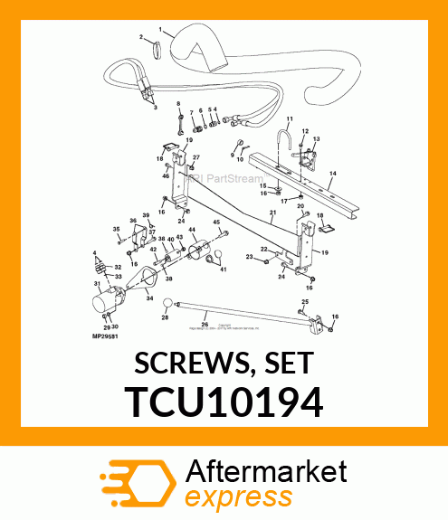 SCREWS, SET TCU10194