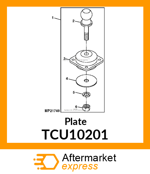 Plate TCU10201