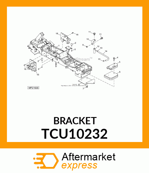 Bracket TCU10232