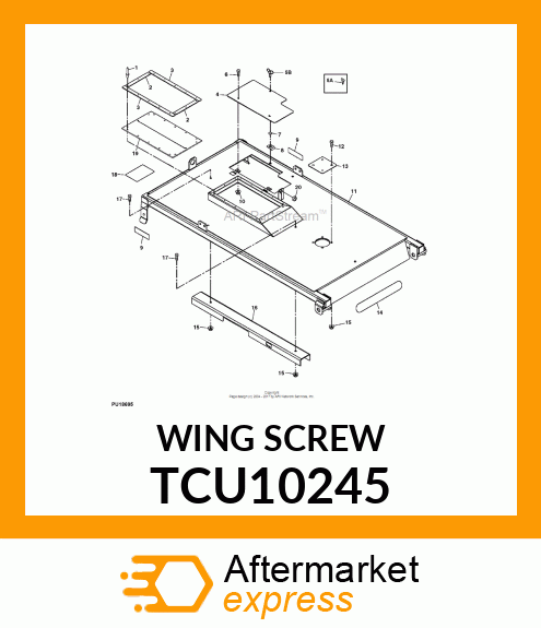 WING SCREW TCU10245