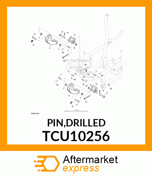 PIN,DRILLED TCU10256