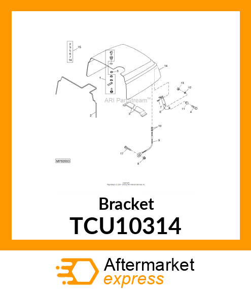 Bracket TCU10314