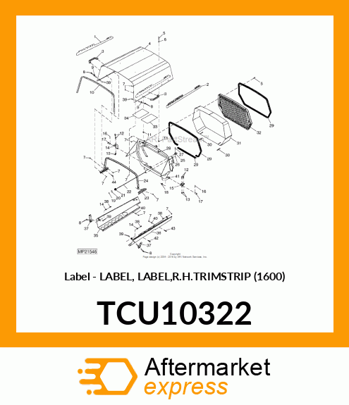 Label TCU10322