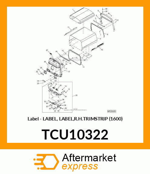 Label TCU10322