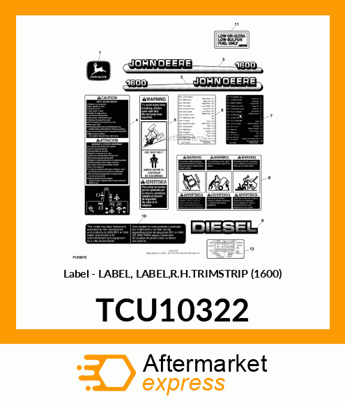 Label TCU10322