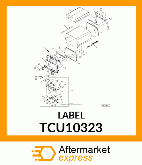 Label TCU10323