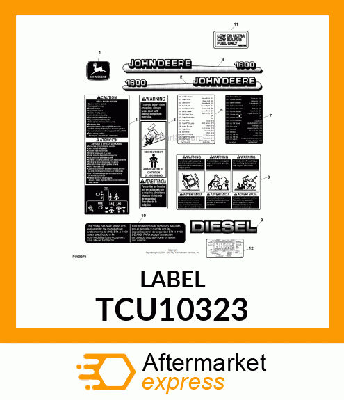 Label TCU10323