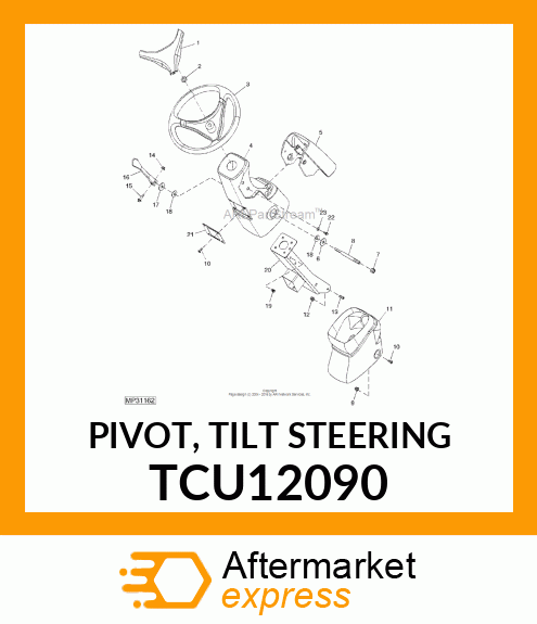 PIVOT, TILT STEERING TCU12090