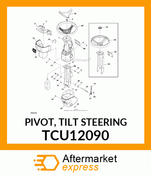 PIVOT, TILT STEERING TCU12090