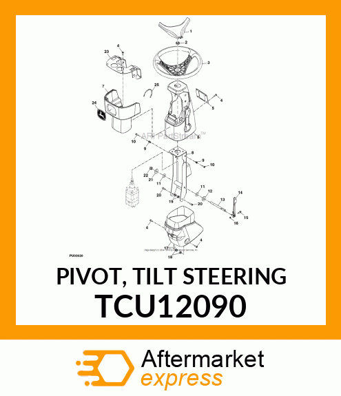 PIVOT, TILT STEERING TCU12090