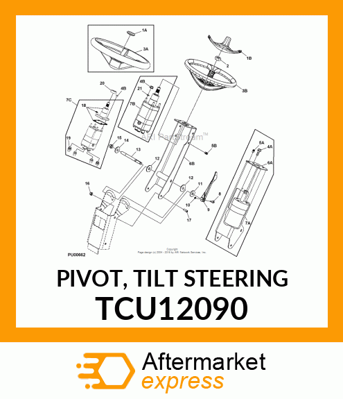 PIVOT, TILT STEERING TCU12090