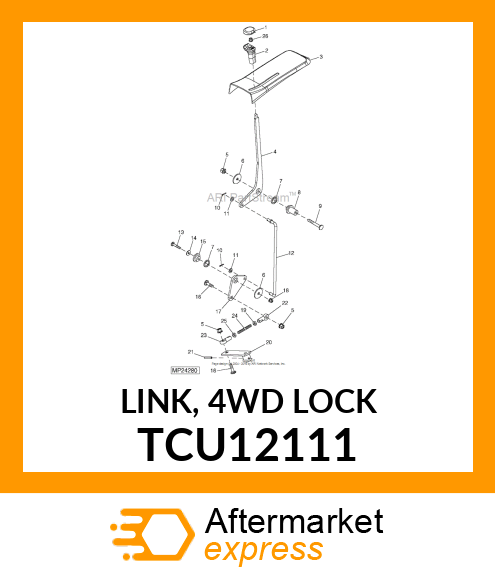 LINK, 4WD LOCK TCU12111