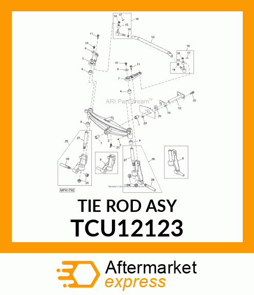 TIE ROD TCU12123