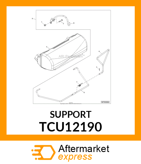 LINK, GRASS CATCHER HANDLE TCU12190