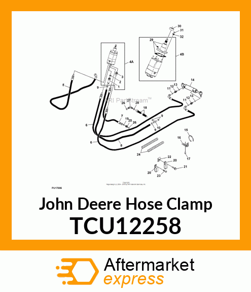 CLAMP, HOSE TCU12258